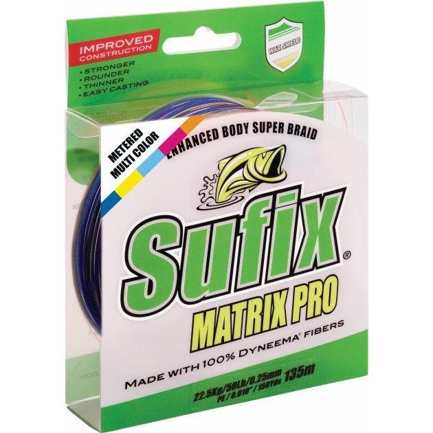 Sufix Matrix Pro / #0.6 / Multicolor / 0.12mm 250m 8.1kg - зображення 1