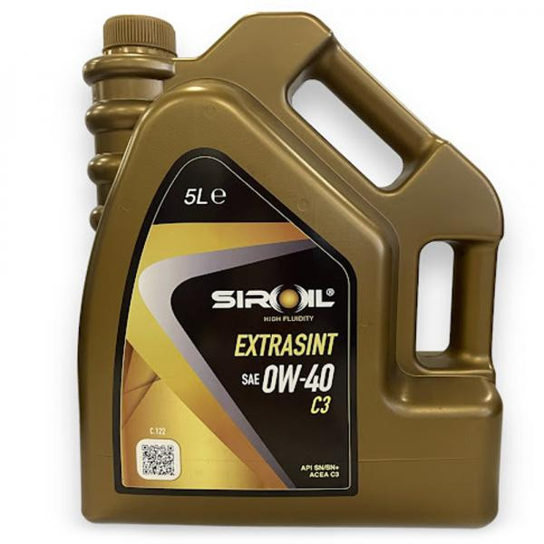  SIROIL EXTRASINT 0W-40 C3 5л - зображення 1