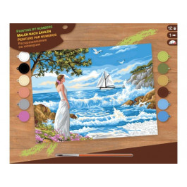Sequin Art PAINTING BY NUMBERS SENIOR Whispering Shores (SA1334)