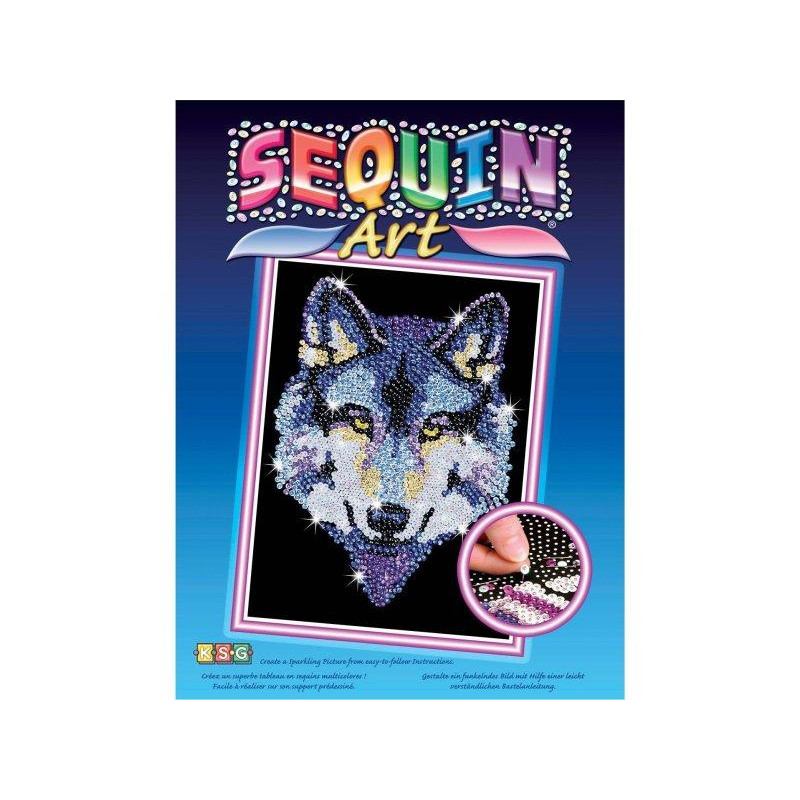 Sequin Art BLUE Wolf (SA1215) - зображення 1