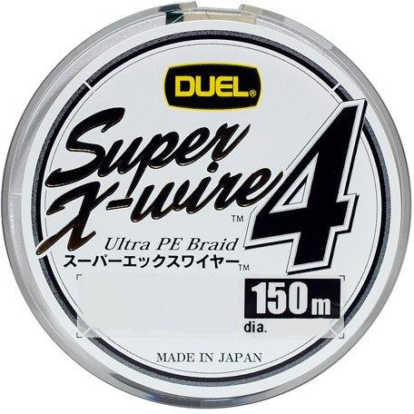 DUEL Super X-Wire 4 / Silver / #1.2 / 0.19mm 150m 9.0kg (H3582) - зображення 1