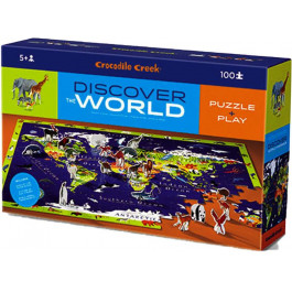 Crocodile Creek Карта Земли, 100 деталей (382920-1)