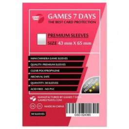 Games7Days Протектори для карт  (43 х 65 мм, Mini Chimera, 50 шт.) (PREMIUM) (GSD-024365)