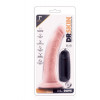 Blush Novelties Dr. Skin 7 Inch Realistic Vibrating Dildo with Suction Cup Vanilla T331554 - зображення 2