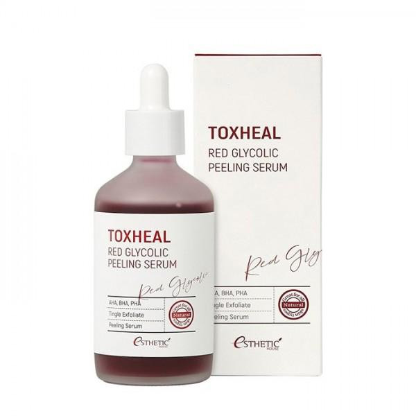 Esthetic House Пилинг  сыворотка для лица Toxheal Red Glyucolic Peeling Serum 100 мл - зображення 1