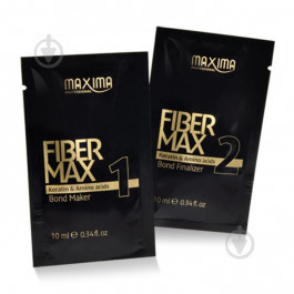 Maxima Набор  Fiber Max для кератинового выравнивания волос (Keratin Bond Maker, 10 мл + Keratin Bond Final