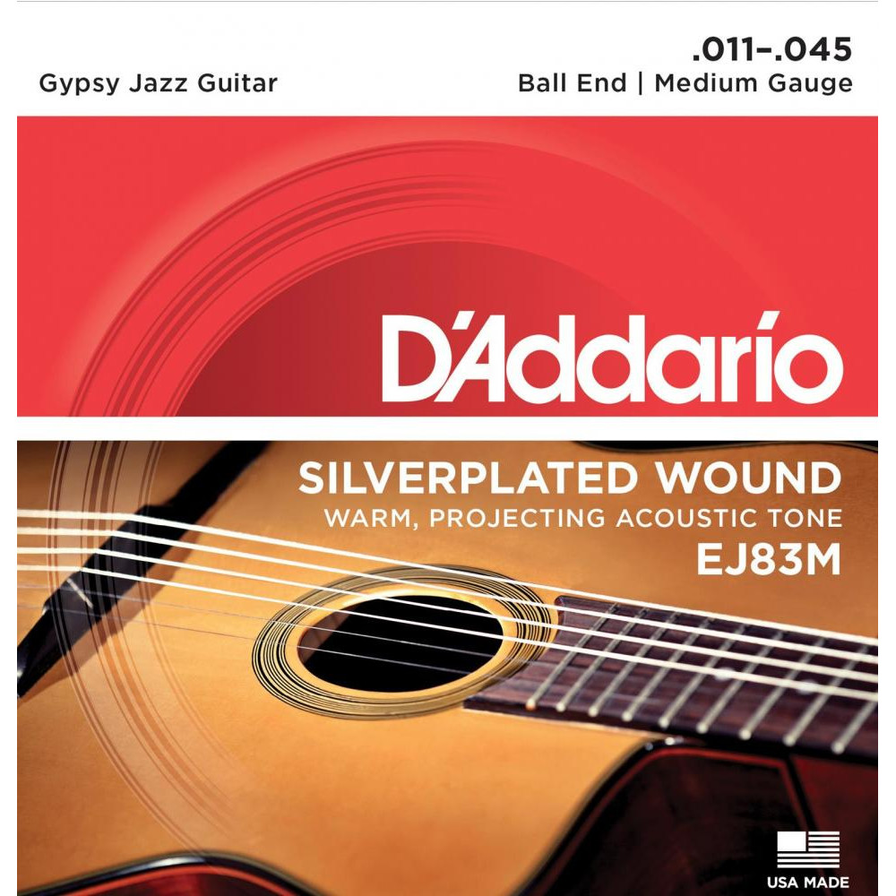 D'Addario Комплект струн для акустической гитары EJ83M Gypsy Jazz - зображення 1