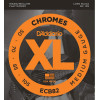 D'Addario ECB82 Chromes Flatwound Medium Bass Strings 50/105 - зображення 1