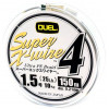 DUEL Super X-Wire 4 / Silver / #1.5 / 0.21mm 150m 10.0kg (H3583) - зображення 1