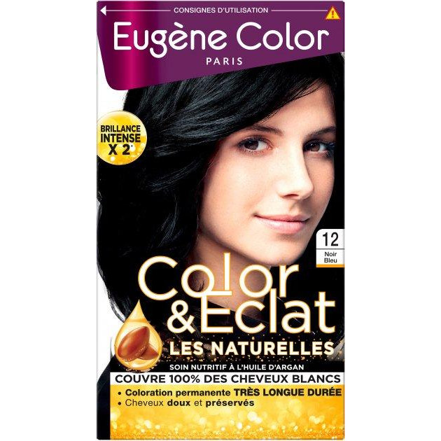 Eugene Perma Краска для волос  Color & Eclat 12 Чёрно-синий 115 мл (3140100349801) - зображення 1