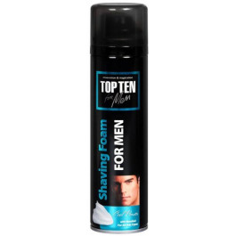 Top Ten Піна для гоління  Cool Power для всіх типів шкіри з ментолом 250 мл (3800038948612)