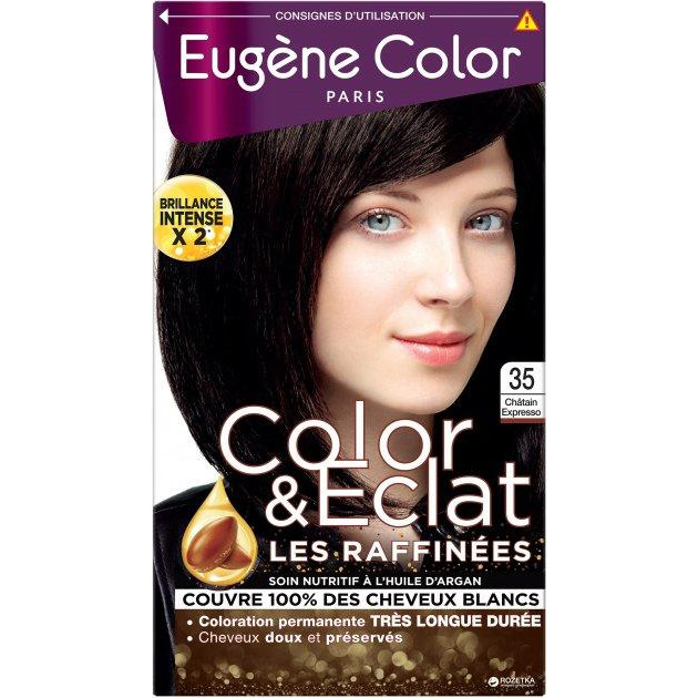 Eugene Perma Краска для волос  Eugene Color Raffinees 115 мл № 35 Шатен Эспрессо (3140100251968) - зображення 1