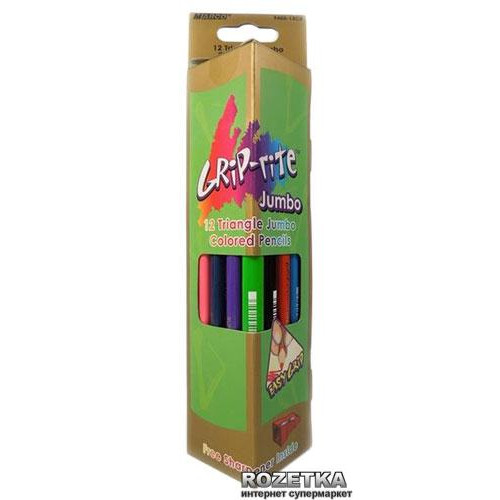 Marco Набор цветных карандашей Grip-rite, 12 цветов (9400-12CB) - зображення 1