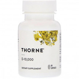 Thorne Вітамін D3, 10 000МЕ, , D-10,000, 60 капсул