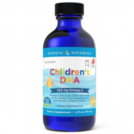   Nordic Naturals Жирные кислоты Nordic Naturals Children's DHA 530 mg, 119 мл - клубника