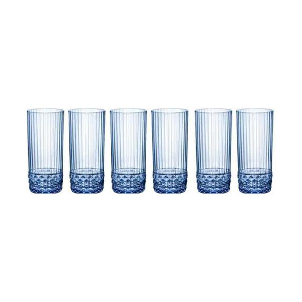 Bormioli Rocco Набор стаканов  America'20s Sapphire Blue 480 мл 6 шт (122154BB9121990) - зображення 1