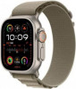 Apple Watch Ultra 2 GPS + Cellular 49mm Titanium Case with Olive Alpine Loop - Large (MRF03) - зображення 1