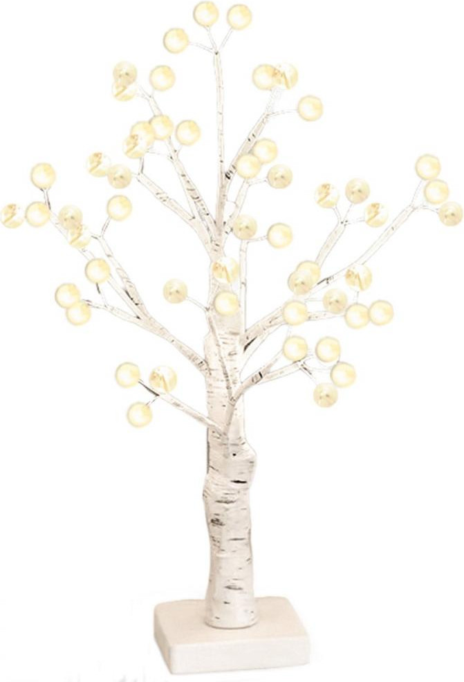 MVM Дерево світлодіодне на підставці 45 см біле (DH-LAMP-04 WHITE) - зображення 1