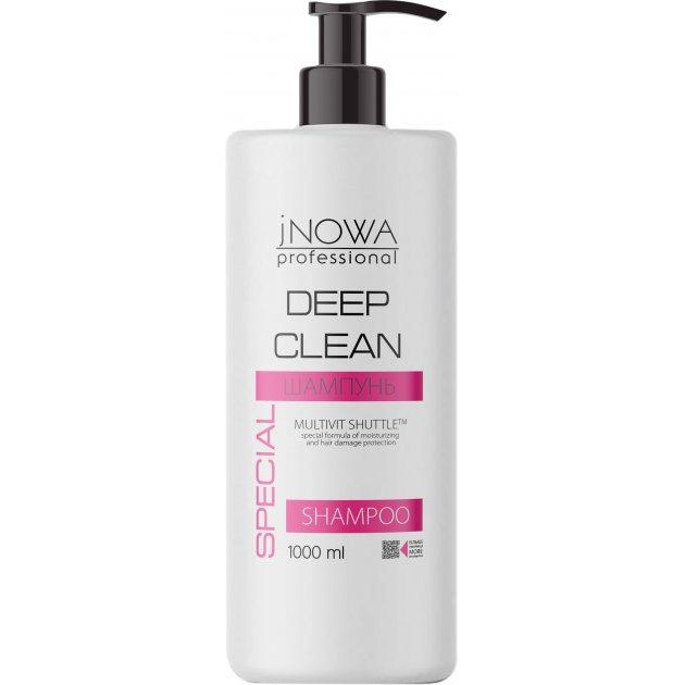 jNOWA Professional Глубоко очищающий шампунь  Deep Clean 1000 мл (4820000306218) - зображення 1
