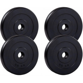 RN Sport 10 кг (4x2.5)дисков, покрытых пластиком (31 мм или 51 мм) (RNbitset10)