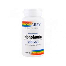 Solaray Монолаурин (Monolaurin) 500 мг 60 капсул (SOR62754)