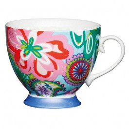 Kitchen Craft Чашка фарфоровая Яркие цветы 400мл (775283)