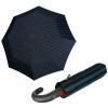 Knirps Складной зонт  T.260 Medium Duomatic 2Line Up Black Ecorepel Kn95 3260 8499 - зображення 1