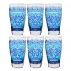 Cerve Набор стаканов Шарм Голубой 6 шт х 400 мл (650-668) - зображення 1