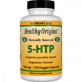 Healthy Origins 5-HTP (Гидрокситриптофан), 100мг, Healthy Origins, 120 гелевых капсул