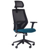 Art Metal Furniture Lead Black HR сиденье SM 2328/спинка Сетка HY-100 черная (296677) - зображення 1