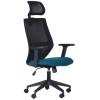 Art Metal Furniture Lead Black HR сиденье SM 2328/спинка Сетка HY-100 черная (296677) - зображення 2