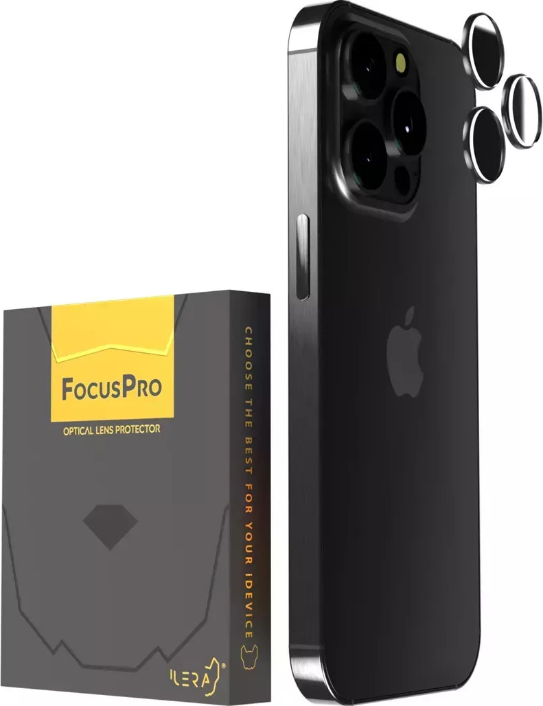 iLera FocusPro Lens для Apple iPhone 15 Pro/15 Pro Max White Titanium (iLFPGL05) - зображення 1