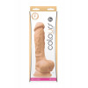 NS Novelties COLOURS PLEASURES 7'' DILDO WHITE (T280974) - зображення 2