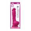 NS Novelties COLOURS PLEASURES 7" DILDO PINK (T280975) - зображення 2