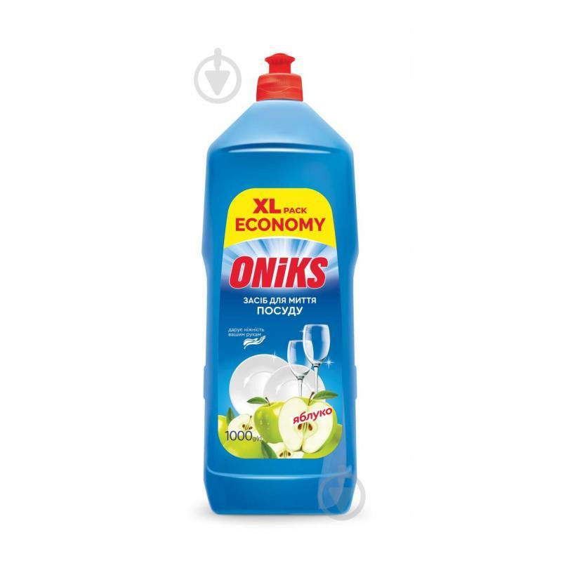 Oniks Засіб для ручного миття посуду  Яблуко 1000л (4820191761322) - зображення 1
