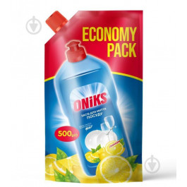 Oniks Засіб для ручного миття посуду  Лимон (дой-пак) 500л (4820191761360)