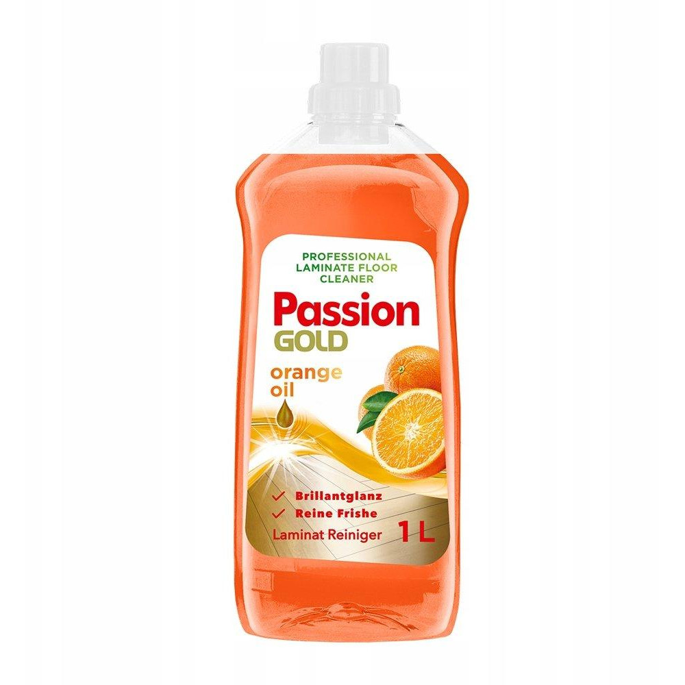 Passion Gold Засіб  Professional Orange Oil для миття панелей підлоги 1 л (42601459994850) - зображення 1