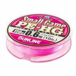 Sunline Small Game PE-HG / Pink / 0.065mm 150m 1.2kg
