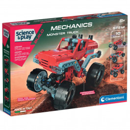 Clementoni Science and Play Монстер Трак 10 в 1, 200 деталей (75038)