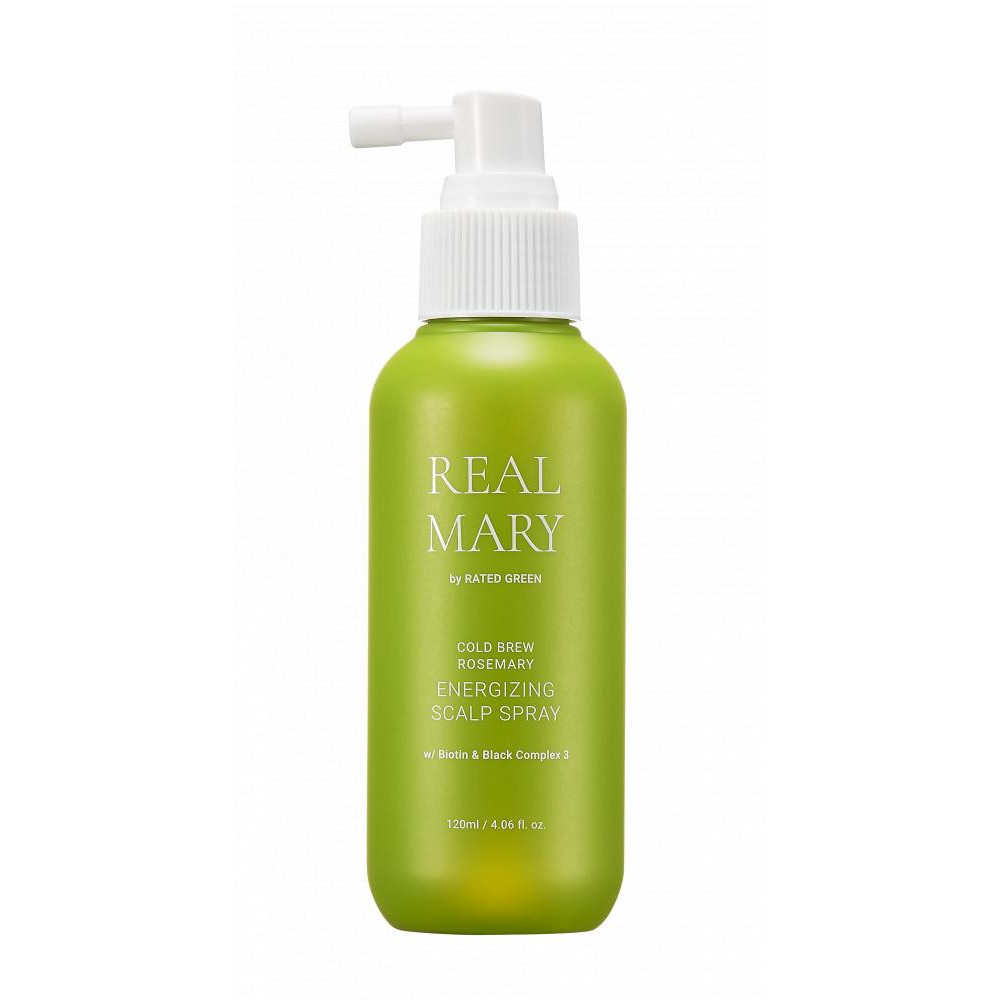 Rated Green Енергетичний спрей  Real Mary Cold Brewed Rosemary Energizing Scalp Spray 120 мл для шкіри голови з  - зображення 1