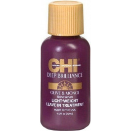 CHI Mасло для волос  Deep Brilliance Shine Serum Light Weight Leave-In Treatment 15 мл