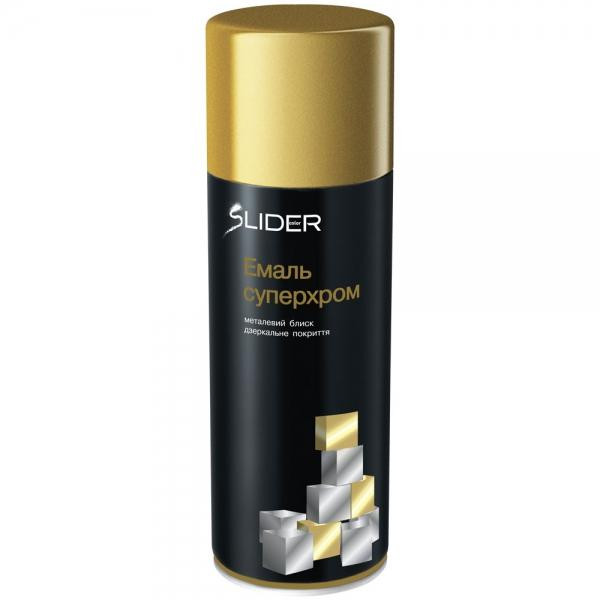 Slider Фарба SLIDER color суперхром золото 400мл - зображення 1