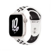Apple Watch Nike Series 8 GPS 45mm Starlight Aluminum Case  w. Summit White/Black Nike S. Band (MPH13) - зображення 1