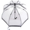 Fulton Парасоля-тростина  Birdcage-2 L042 Houndstooth Borde прозора з принтом уусяча лапка механічна - зображення 7