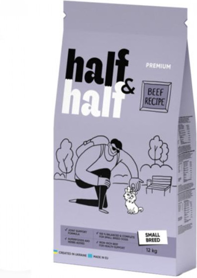 Half & Half Beef Recipe Small Breed Adult Dogs 2 кг (20727) - зображення 1