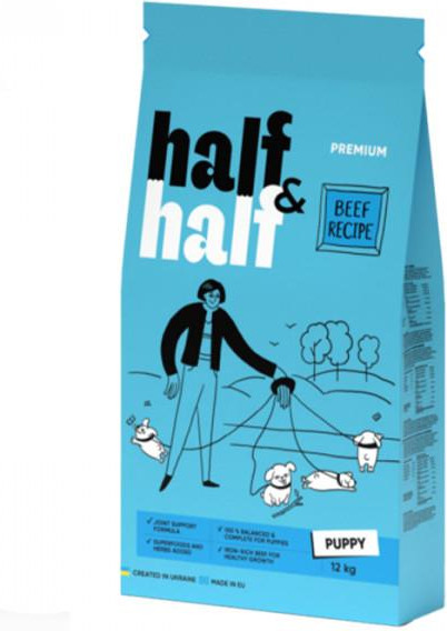 Half & Half Beef Recipe Puppy 2 кг (20703) - зображення 1