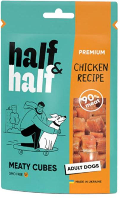 Half & Half Meaty Cubes Chicken Recipe Dogs 100 г (31793) - зображення 1