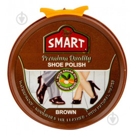 Smart Shoes Паста  SHOE POLISH BROWN 50 мл коричневий (8697422821539)