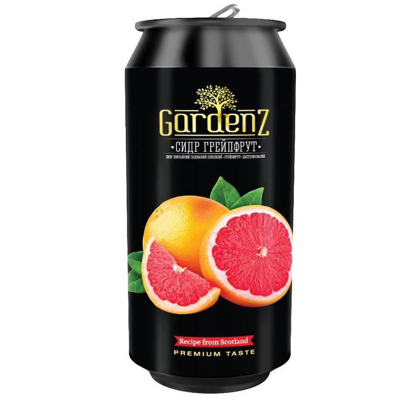 GardenZ Сидр  солодкий Грейпфрут 5.4%, 0.5 л (4820196931294) - зображення 1