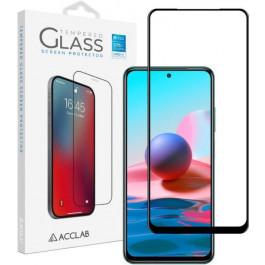 ACCLAB Защитное стекло Full Glue для Xiaomi Redmi Note 10 Black (1283126511295)
